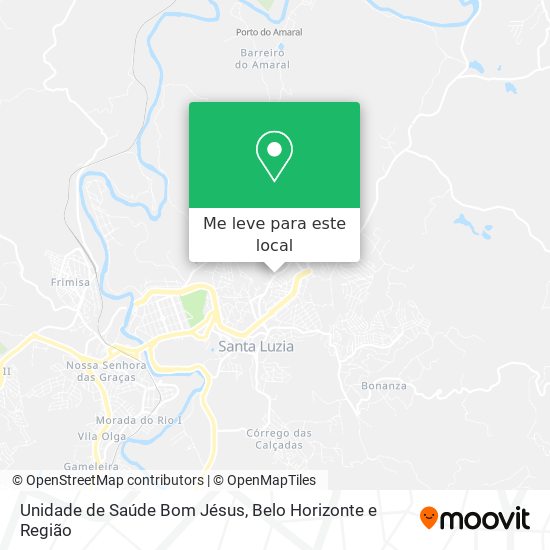 Unidade de Saúde Bom Jésus mapa