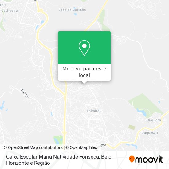 Caixa Escolar Maria Natividade Fonseca mapa