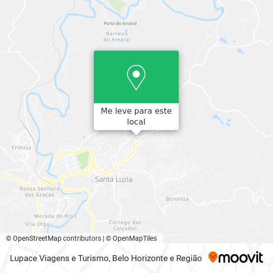Lupace Viagens e Turismo mapa