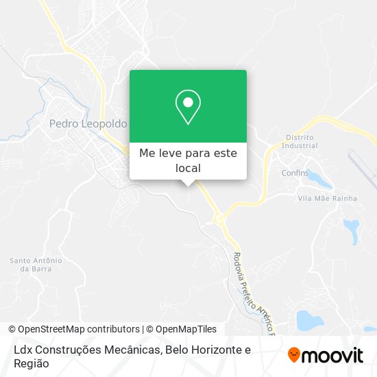 Ldx Construções Mecânicas mapa