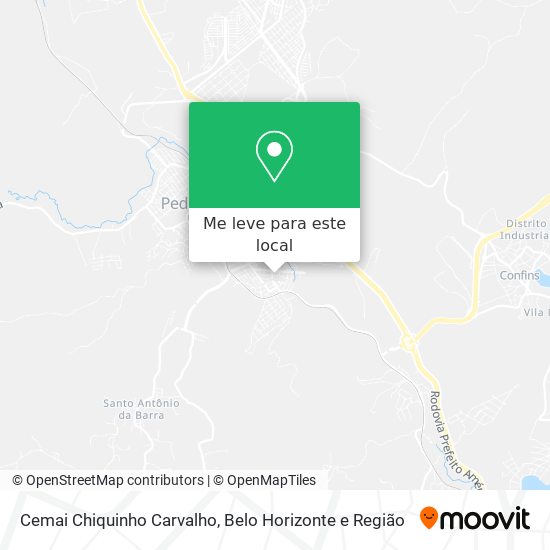 Cemai Chiquinho Carvalho mapa