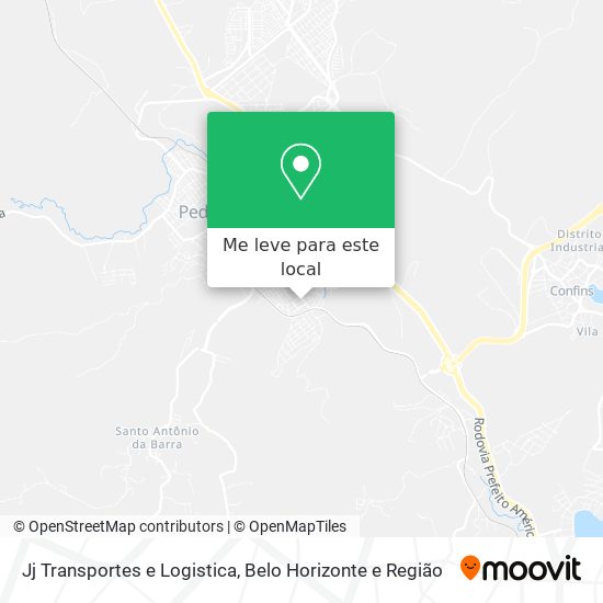 Jj Transportes e Logistica mapa