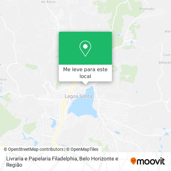 Livraria e Papelaria Filadelphia mapa