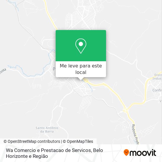 Wa Comercio e Prestacao de Servicos mapa