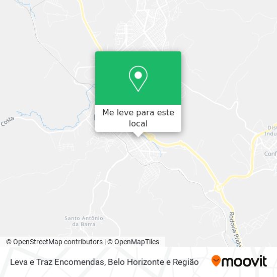 Leva e Traz Encomendas mapa