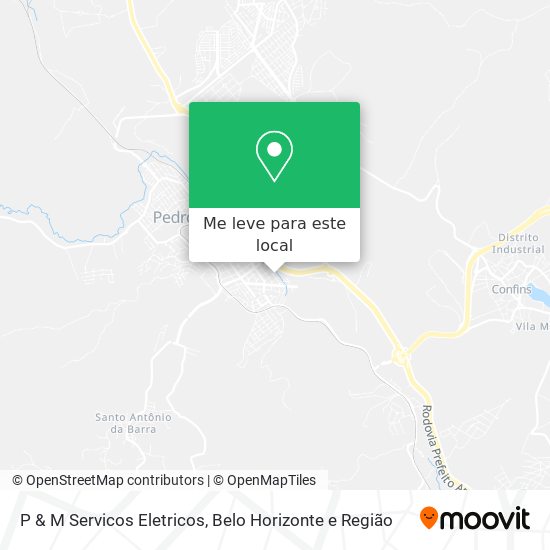 P & M Servicos Eletricos mapa