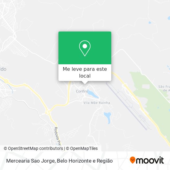 Mercearia Sao Jorge mapa