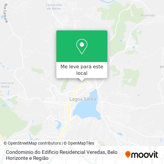 Condominio do Edificio Residencial Veredas mapa