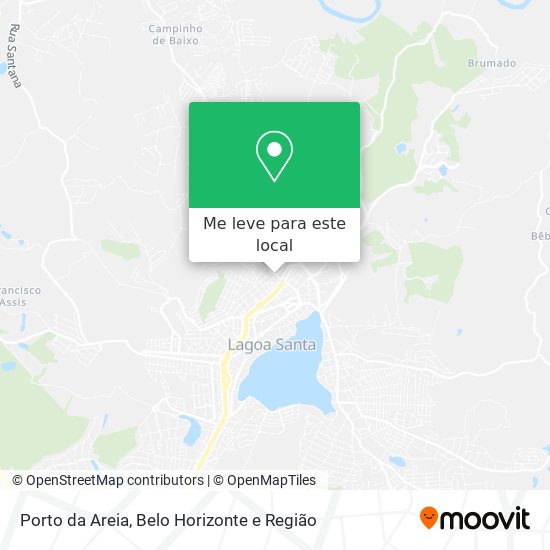 Porto da Areia mapa