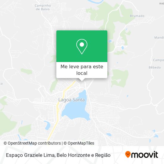 Espaço Graziele Lima mapa