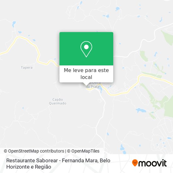 Restaurante Saborear - Fernanda Mara mapa