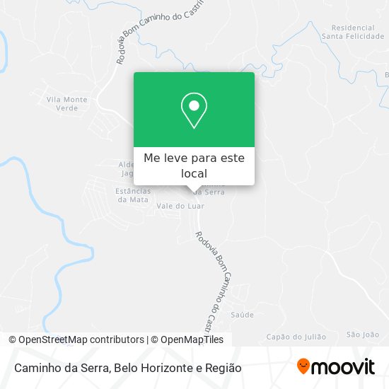 Caminho da Serra mapa