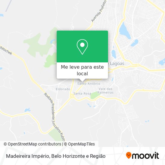 Madeireira Império mapa