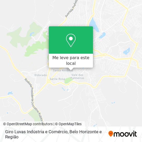 Giro Luvas Indústria e Comércio mapa