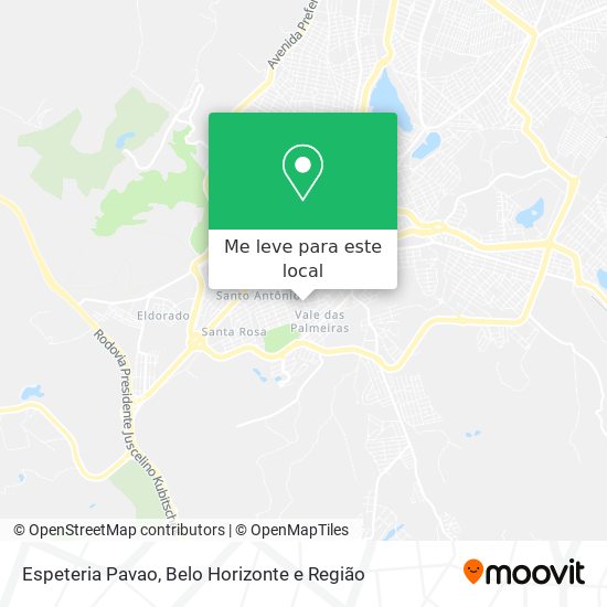 Espeteria Pavao mapa