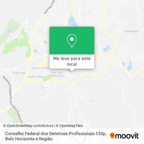 Conselho Federal dos Detetives Profissionais Cfdp mapa