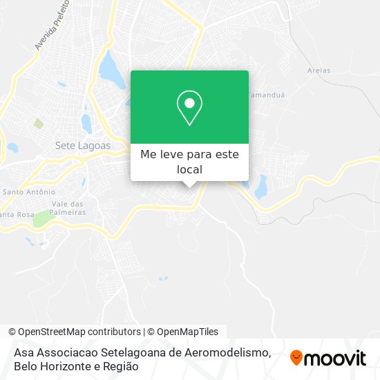 Asa Associacao Setelagoana de Aeromodelismo mapa