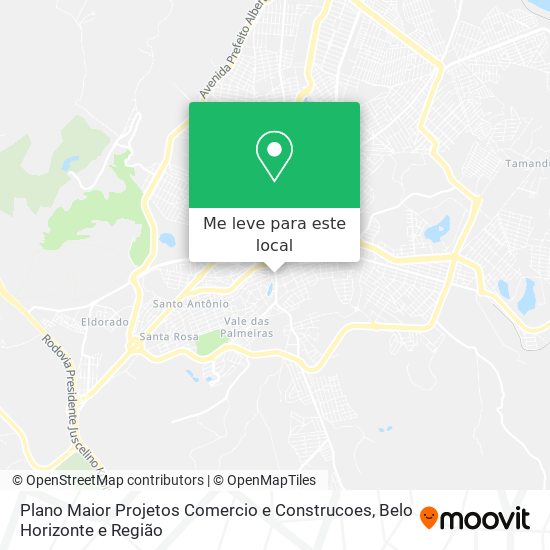 Plano Maior Projetos Comercio e Construcoes mapa