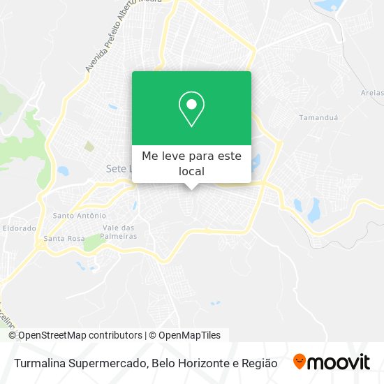 Turmalina Supermercado mapa