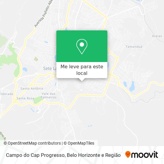 Campo do Cap Progresso mapa