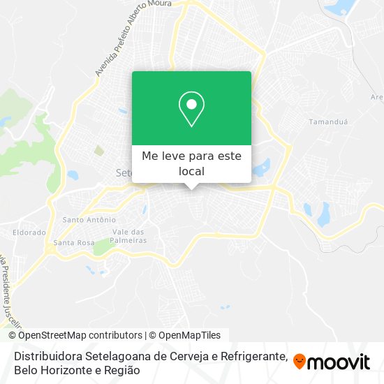 Distribuidora Setelagoana de Cerveja e Refrigerante mapa
