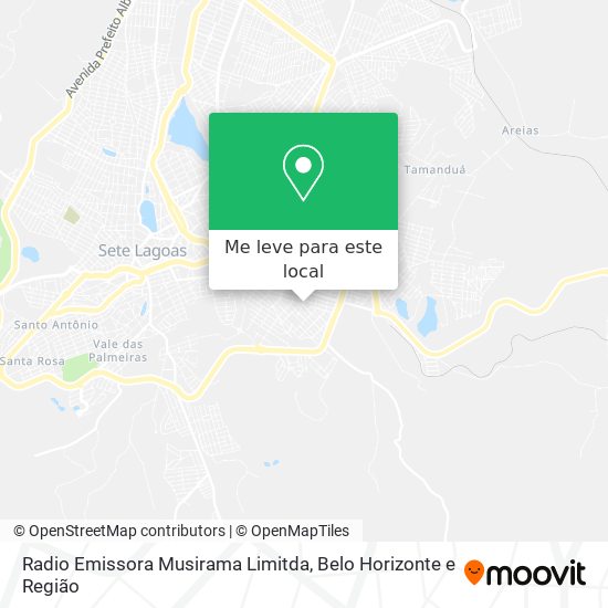 Radio Emissora Musirama Limitda mapa