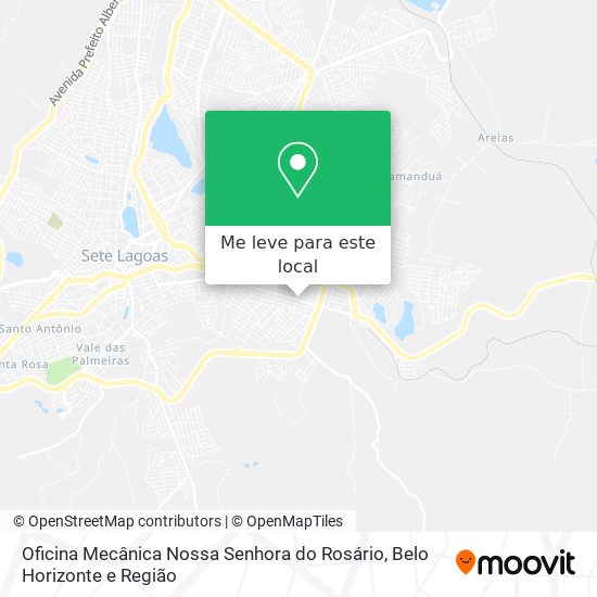 Oficina Mecânica Nossa Senhora do Rosário mapa