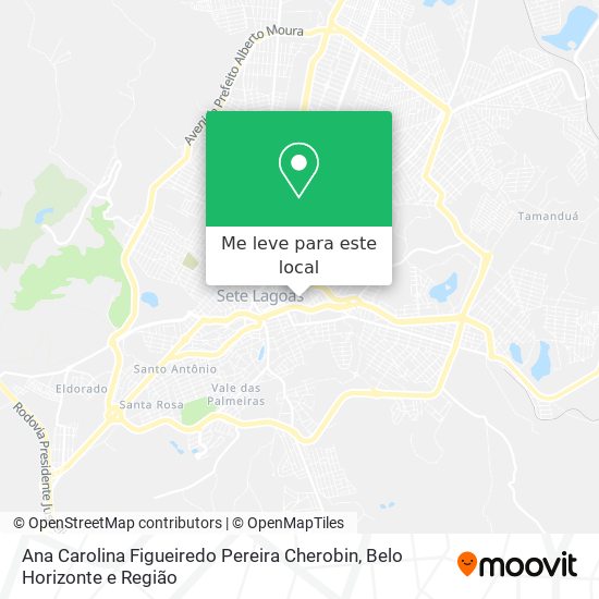Ana Carolina Figueiredo Pereira Cherobin mapa