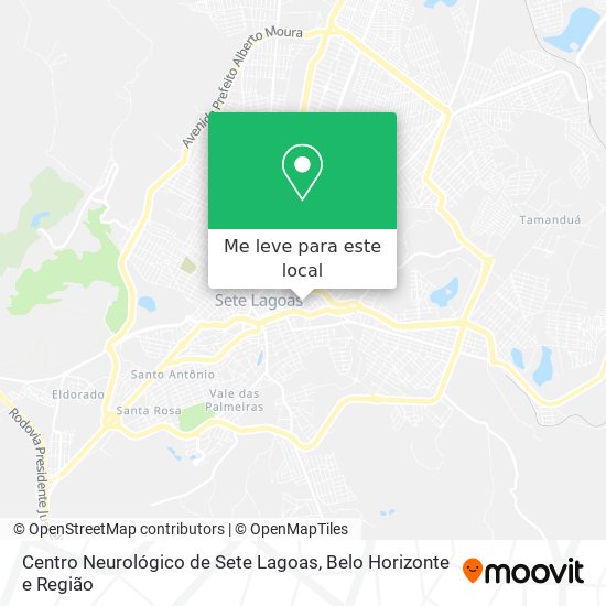 Centro Neurológico de Sete Lagoas mapa