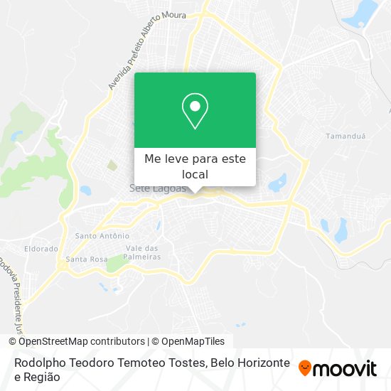 Rodolpho Teodoro Temoteo Tostes mapa