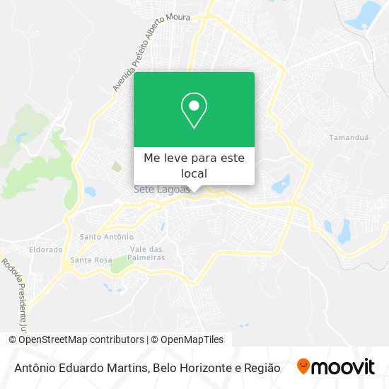 Antônio Eduardo Martins mapa