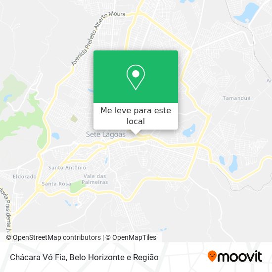 Chácara Vó Fia mapa