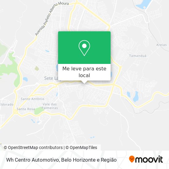 Wh Centro Automotivo mapa
