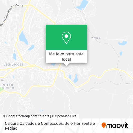Caicara Calcados e Confeccoes mapa