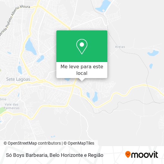 Só Boys Barbearia mapa