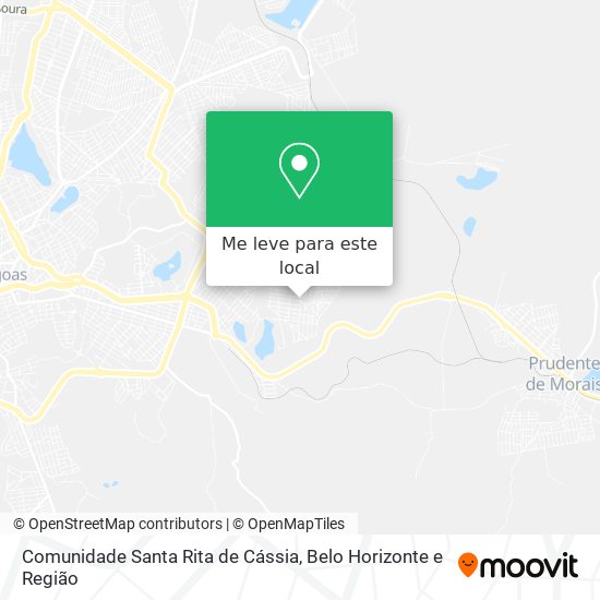 Comunidade Santa Rita de Cássia mapa
