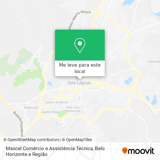 Maxcel Comércio e Assistência Técnica mapa