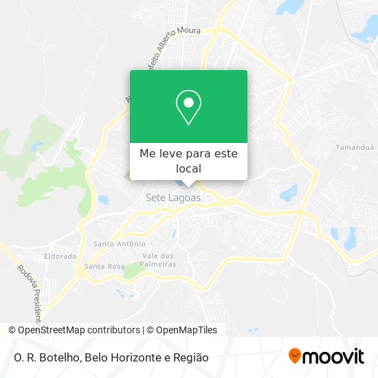 O. R. Botelho mapa