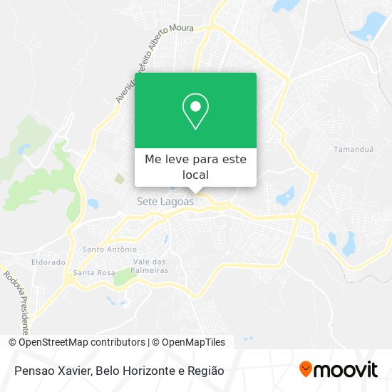 Pensao Xavier mapa
