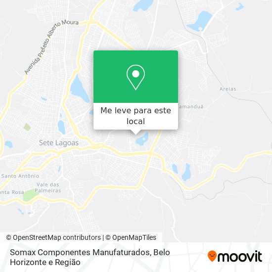 Somax Componentes Manufaturados mapa
