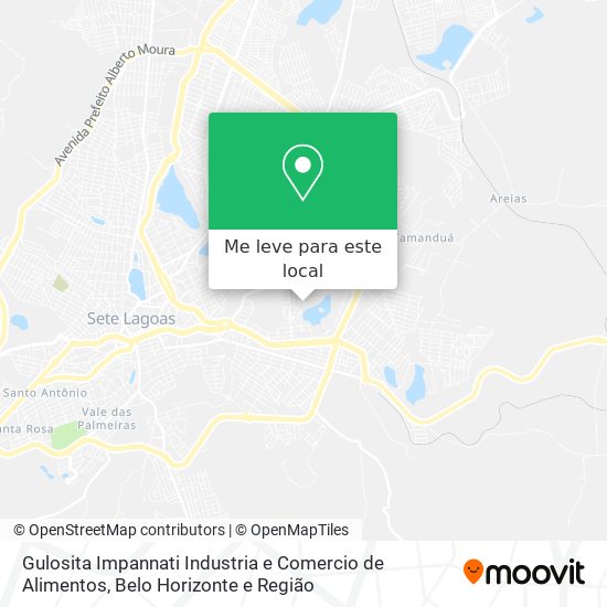 Gulosita Impannati Industria e Comercio de Alimentos mapa