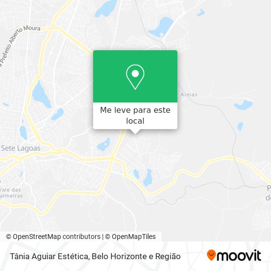 Tânia Aguiar Estética mapa