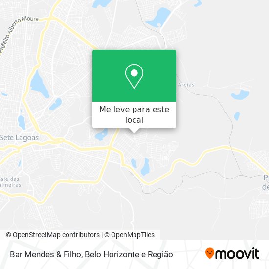 Bar Mendes & Filho mapa