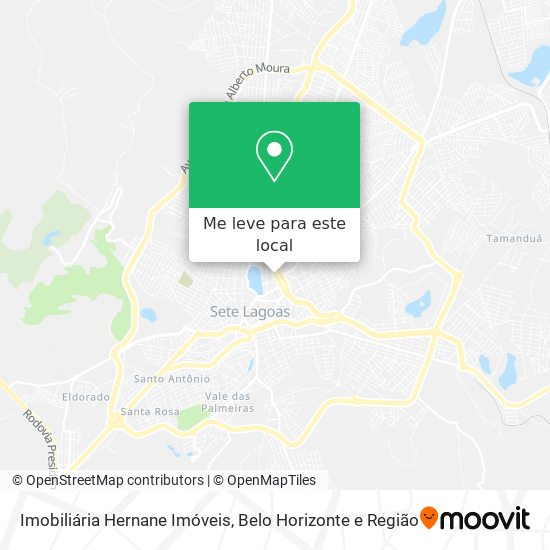 Imobiliária Hernane Imóveis mapa