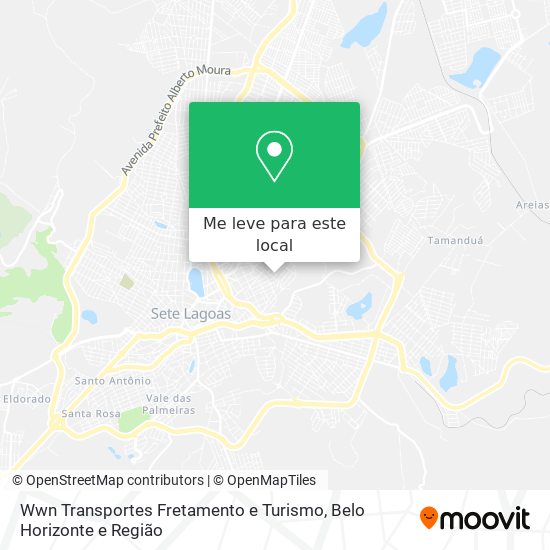 Wwn Transportes Fretamento e Turismo mapa