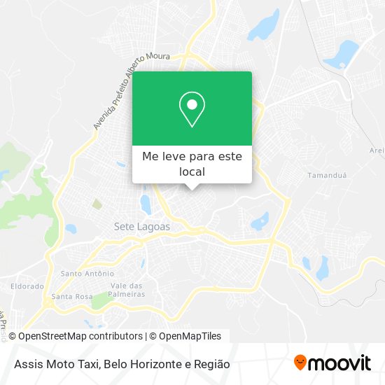 Assis Moto Taxi mapa