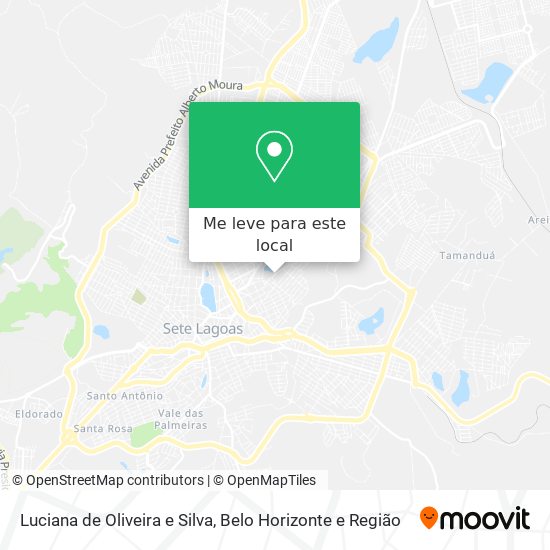 Luciana de Oliveira e Silva mapa