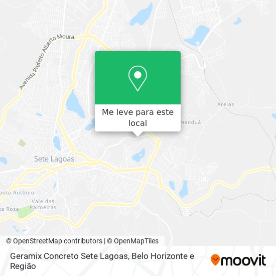 Geramix Concreto Sete Lagoas mapa