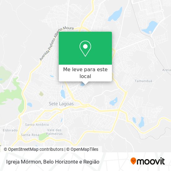 Igreja Mórmon mapa