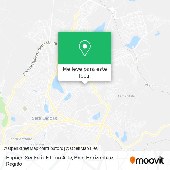 Espaço Ser Feliz É Uma Arte mapa